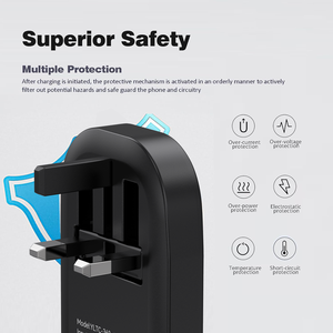 Nouveau chargeur USB 65W pour l'Arabie Saoudite, charge rapide, compatible avec plusieurs appareils, <span class=keywords><strong>noir</strong></span> - Product Image 5