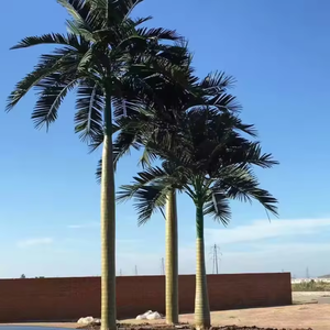 Palmera artificial grande al aire libre personalizada fibra de vidrio de alta calidad metal especial palmera decorativa al aire libre artificial - Product Image 1