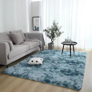 Misto di colore tie-dye gradiente tappeto protector mat e coperta per vivono caffè in camera tavolo - Product Image 1