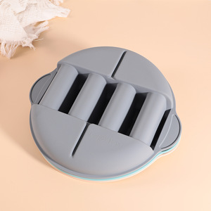 Factory Direct Supply Durable 1.5mm Steel Sheet <b>Silicone</b> Modern Simplicity Tortilla Tray Rack Creative Partition Non-Slip Design - Product Image 4