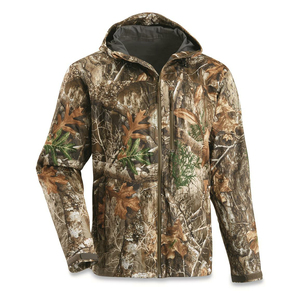 <span class=keywords><strong>Veste</strong></span> Softshell Camouflage Real-Tree pour Homme, <span class=keywords><strong>Veste</strong></span> <span class=keywords><strong>de</strong></span> <span class=keywords><strong>Chasse</strong></span> Camouflage Extérieur, Capuche, <span class=keywords><strong>Veste</strong></span> Imperméable - Product Image 1