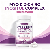 Comprimés de Myo-Inositol et D-Chiro-Inositol 40:1, Complément Alimentaire pour la Santé des Femmes, Fabricant OEM ODM, Fournisseur de Comprimés Personnalisés