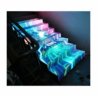 Écran LED TOPLED P3.125, écran LED pour sol, éclairage LED pour escaliers, lumières pour décoration de Noël, écran LED intelligent
