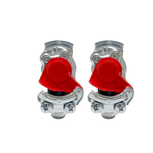 Truck <b>Brake</b> <b>System</b> Handshake Valve Coupler For Replace Repair <b>Auto</b> Parts Trailer Quick Connector - Product Image 1