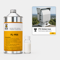 Film de lubrification à sec PTFE FL-955 pour guide de moule et broche d'éjection de haute précision, à durcissement rapide, anti-poussière, HANGUANG -30 à 180°C, 1KG