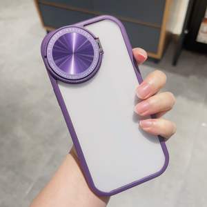 Funda Protectora <span class=keywords><strong>de</strong></span> Acrílico Resistente a Golpes con Espejo <span class=keywords><strong>de</strong></span> Maquillaje y Protector <span class=keywords><strong>de</strong></span> Lente, Fundas para Celular al por Mayor para iPhone 17 - Product Image 5