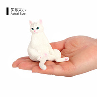 Figuras de Animales de PVC Sólido al por Mayor, Figuras de Gatos, Figuritas de Animales, Juguetes