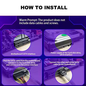 ฮาร์ดดิสก์ภายในสำหรับกล้องวงจรปิด Purple 500GB 1TB 2TB 3TB 4TB 6TB 8TB HDD 64M SATA III 6.0Gb/s ขนาด 3.5 นิ้ว - Product Image 3