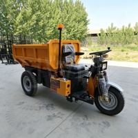 Camion benne à trois roues de haute qualité, zéro pollution, longue autonomie de batterie pour mines souterraines étroites