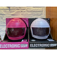 Nouvelle tirelire en forme de casque étrange, enroulement automatique de l'argent avec musique, cadeau de fête pour enfants, jouets OEM