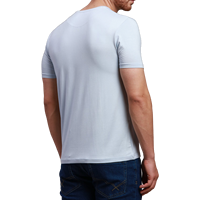 Kaos Pria Lengan Pendek Sablon Logo Custom Berkualitas Tinggi Grosir Cina Bahan Katun Bambu Musim Panas Kaos Bambu Spandex