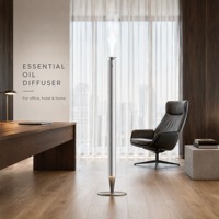 Diffuseur d'arômes métallique sur pied 3004 Premium, grande couverture, 150 ㎡   Nébuliseur d'huiles essentielles pour hall d'hôtel de luxe