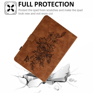 Étui de protection pour tablette en cuir PU gaufré personnalisé avec porte-cartes <span class=keywords><strong>et</strong></span> support pour Kindle Paperwhite 12e génération 2024 7'' - Product Image 2