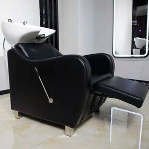 Sillón Lavacabezas Negro para Salón de Belleza y Lavabo Negro, Compre Sillón Lavacabezas Clásico para Salón de Belleza en Liquidación 2022 - Product Image 4