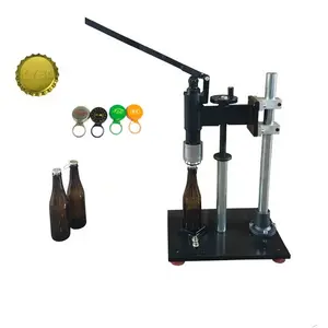 manual crown capping machine glass bottles crown cap machine glass bottle metal crown manual cap sealing machine