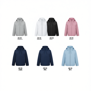 Giacca a vento da donna taglie forti, colori misti: blu ghiaccio, nero, rosa, denim, azzurro, 46-56 - Product Image 1