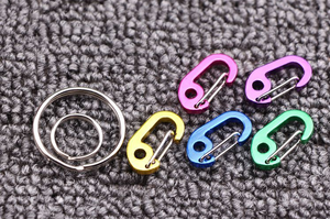 <span class=keywords><strong>Carabiner</strong></span> Hookผู้ผลิตขนาดเล็ก<span class=keywords><strong>Carabiner</strong></span> 7ชิ้นส่วนต่อชุด - Product Image 4