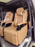 Accessoires intérieurs de voiture, siège électrique en cuir de luxe Aero pour Mercedes Benz V-Class Vito Van First Class VIP, imperméable