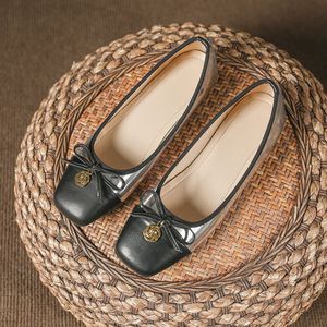 Zapatos de muñeca de talla grande 41-44 al por mayor para damas, zapatos de bailarina planos para mujeres <span class=keywords><strong>con</strong></span> <span class=keywords><strong>lazo</strong></span> - Product Image 3