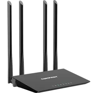 جهاز موجه لاسلكي COMFAST OpenWRT جيجابايت منفذ 1200Mbps LAN / WAN ثنائي النطاق مكرر واي فاي