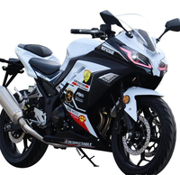 Moto électrique de course pour adulte avec carénage intégral, cyclomoteur électrique sportif de rue à grande vitesse et stable