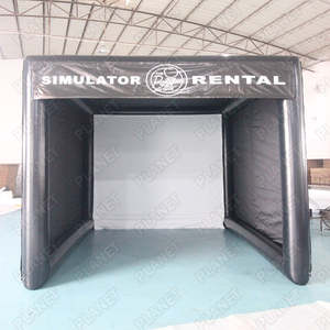 Tente de simulation de tir au <span class=keywords><strong>golf</strong></span> gonflable d'extérieur personnalisée, résistante aux intempéries, avec écran de cinéma - Product Image 6