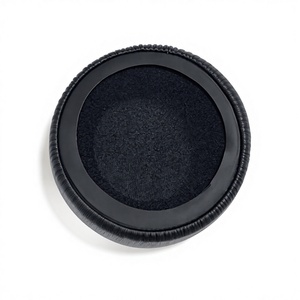 For ATH WS550 Headphone Cushions Audio Technica Premium Protein Skin Black Memory <b>Foam</b> Over Ear <b>Pads</b> Replacement Sleeves - Product Image 3