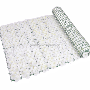 Plastic Fencing Garden Expandable <strong>Trellis</strong> Fence <strong>With</strong> <strong>Flowers</strong> <strong>Artificial</strong> Privacy Fence - Product Image 3