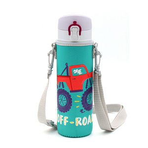 De Color de portador de la botella de agua titular bolso con correa de hombro para los niños de los niños - Product Image 4