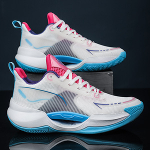 Chaussures de <span class=keywords><strong>badminton</strong></span> et de basketball pour hommes, nouvelle collection, maille respirante, ultra-légères, amortissantes, pour la course à pied - Product Image 3