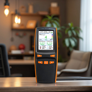 ポータブル空気品質モニターLCD <span class=keywords><strong>CO2</strong></span> PM2.5検出器高精度データエクスポートおよびダウンロード屋内屋外リアルタイムモニタリング - Product Image 4