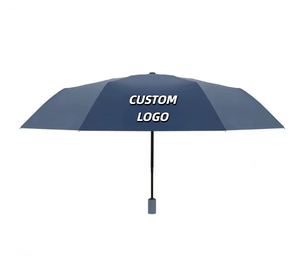 Brand New Sun protection Branded White Foldable Big <b>Umbrella</b> with Plastic Cover for Young People - Product Image 5