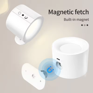 La <span class=keywords><strong>lampada</strong></span> <span class=keywords><strong>da</strong></span> <span class=keywords><strong>parete</strong></span> <span class=keywords><strong>a</strong></span> LED <span class=keywords><strong>da</strong></span> comodino della camera <span class=keywords><strong>da</strong></span> letto è ricaricabile <span class=keywords><strong>a</strong></span> <span class=keywords><strong>batteria</strong></span> Wireless360-degree <span class=keywords><strong>lampada</strong></span> <span class=keywords><strong>da</strong></span> <span class=keywords><strong>parete</strong></span> magnetica Cordless rotante - Product Image 4