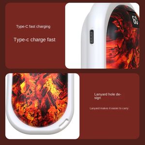 Productos 2023 nuevo cargador portátil eléctrico regalo de invierno calentador de calentamiento Mini bolsillo USB recargable llama calentador de manos banco de energía - Product Image 6