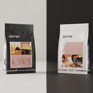 Bolsas de café personalizadas de 12oz/16oz (250g) de gran venta con cierre de cinta y válvula de desgasificación, ideales para dulces, alimentos y regalos. - Product Image 2