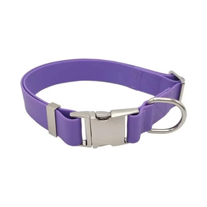 NiBao 사용자 정의 방수 내구성 편안한 개 애완 동물 목걸이 안전 금속 버클 - Product Image 2