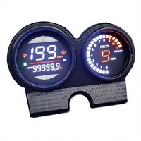 Kit Spedometer Digital Tachometer Meter Motor Plastik Baru Baisheng untuk AKT 150 NKD 150