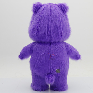 Disfraz <span class=keywords><strong>de</strong></span> Mascota <span class=keywords><strong>de</strong></span> Oso Morado Peludo Inflable <span class=keywords><strong>de</strong></span> 2.2M, Lindo Disfraz <span class=keywords><strong>de</strong></span> Oso <span class=keywords><strong>de</strong></span> Peluche para Caminar, Disfraz <span class=keywords><strong>de</strong></span> Dibujos Animados para Fiestas, Publicidad y Eventos - Product Image 2