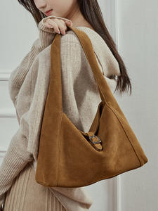 Bolso Tote Casual de Gran Capacidad para Mujer, de Cuero Genuino Personalizado, Estilo Retro Otoñal, Textura de Cuero Esmerilado de Alta Calidad, con una Sola Correa - Product Image 2