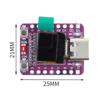 Carte de développement OLED ESP32-C3 Antenne en céramique Carte de développement ESP32 Supermini Wifi BT Module OLED à écran de 0.42 pouces
