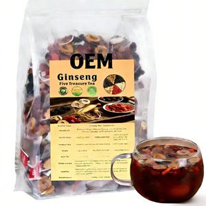 Sachets de thé vapeur OEM Ginseng Cinq Trésors – Mélange d'herbes énergisant et vitalisant pour hommes avec Maca et Baies de Goji - Product Image 1