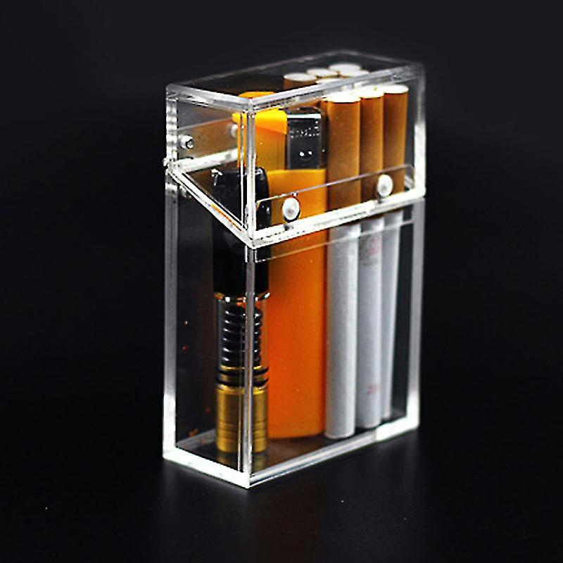 acrylic cigarette case Portable Acrylic Cigarette Case Clear Acrylic Cigarette Box with Magnetic  Flip Top Portable Cigarette Dispenser Storage Box| Alibaba.com