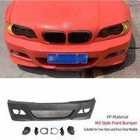 Ensemble de pare-chocs avant style M-TECH pour Série 3 E46 4 portes 98-06 non peint, remplacement OEM, pare-chocs de rechange, kit carrosserie