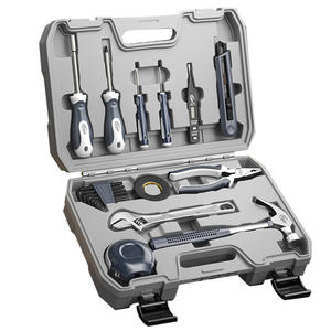 MYJ <span class=keywords><strong>Outil</strong></span> de réparation domestique quotidien Combinaison d'outils matériels Ensemble d'électricien Charpentier Boîte à outils matérielle montée sur véhicule Boîte à outils portable - Product Image 1