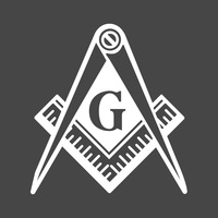 Autocollant de fenêtre maçonnique avec logo boussole et équerre pour voiture et camion, pour le commerce extérieur