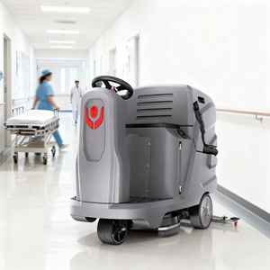 Nettoyeur <span class=keywords><strong>de</strong></span> sols autoporté CleanHorse X5, batterie lithium 24V100Ah, moteur brosse et aspiration 500W pour le <span class=keywords><strong>nettoyage</strong></span> des sols en béton des entrepôts - Product Image 2