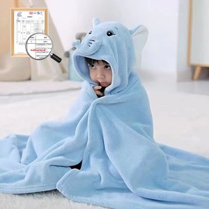 Asciugamano da Bagno in Velluto Corallo per Bambini, con Cappuccio, per Ragazzi e Ragazze, <span class=keywords><strong>Accappatoio</strong></span> ad Asciugatura Rapida e Assorbente per Neonati - Product Image 1