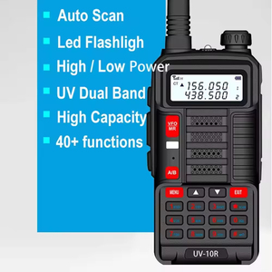Walkie Talkie de Doble Banda de Alta Potencia al por Mayor, Baofeng UV-10R 10W, Radio de Largo Alcance, Transceptor HF <span class=keywords><strong>UV10R</strong></span>, Radio Bidireccional - Product Image 2