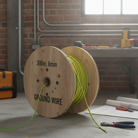 300m. Fil de terre flexible de 6 mm sur un bobinage