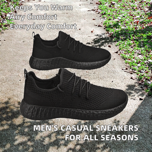 Men's Casual Style Athletic Loafers Outdoor Walking Jogging Winter Spring Autumn Seasons Breathable <b>Mesh</b> Disposable PU Insole - Product Image 2